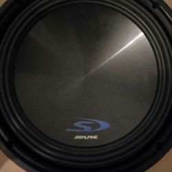 Alpine 12in subwoofer