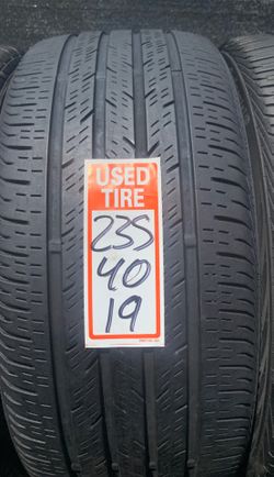 Tires 235/40/19 continental