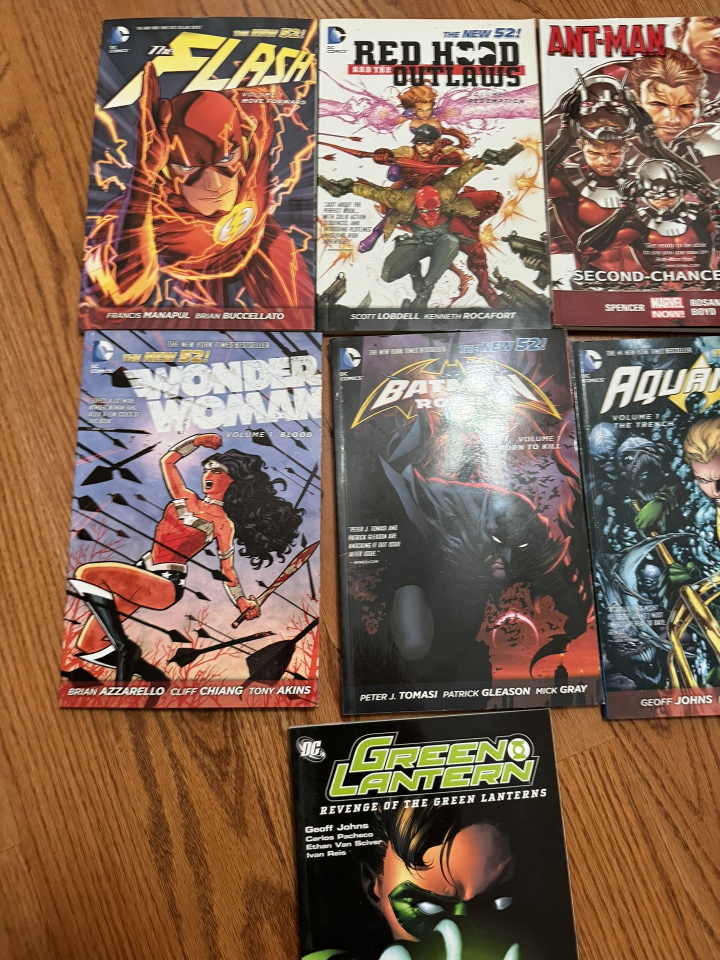 7 DC Comics TPB Paperback Books As Pictured Pristine Condition