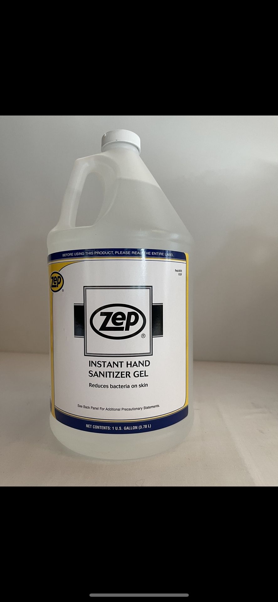 Zep Instant Hand Sanitizer Gel 70% Alcohol - 1 Gallon (Case of 4) ECZUIHSG128 - Pump Included - Exceeds CDC Guidelines - Kills 99.99% of germs
