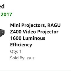 Ragu Movie Projector