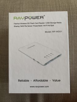 Brand New Rav Power Wireless Flash Card Reader And USB Storage Media