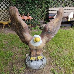 Large Concrete Eagle Statue 