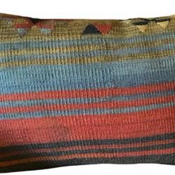16” X 24” WOOL Throw Pillow NEW