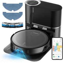 Robot Vacuum and Mop Combo Self Emptying Station