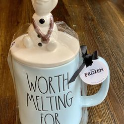 Rae Dunn Blue Frozen Olaf Mug