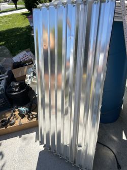 $ 1600 Worth  Hydroponics  Grow System As Is Lights Pots PVC Pumps ETC