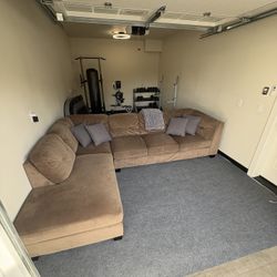 Brown Sectional Couch