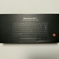 Keychron K2 Version 2 Wireless RGB Metal Brown Switches Hot Swappable Mechanical Keyboard