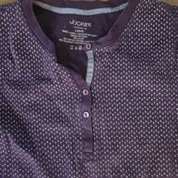 Women's Jockey Thermal With Front Pocket Size LARGE Purple 