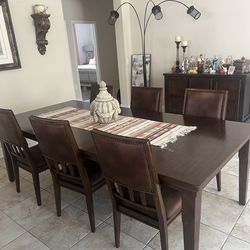 6 seat Dining Table with Chest