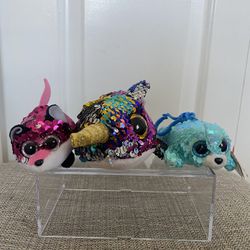 TY sequin Flippables set of 3