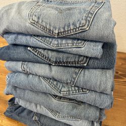 Levi’s 501 Button Fly Denim Jeans 