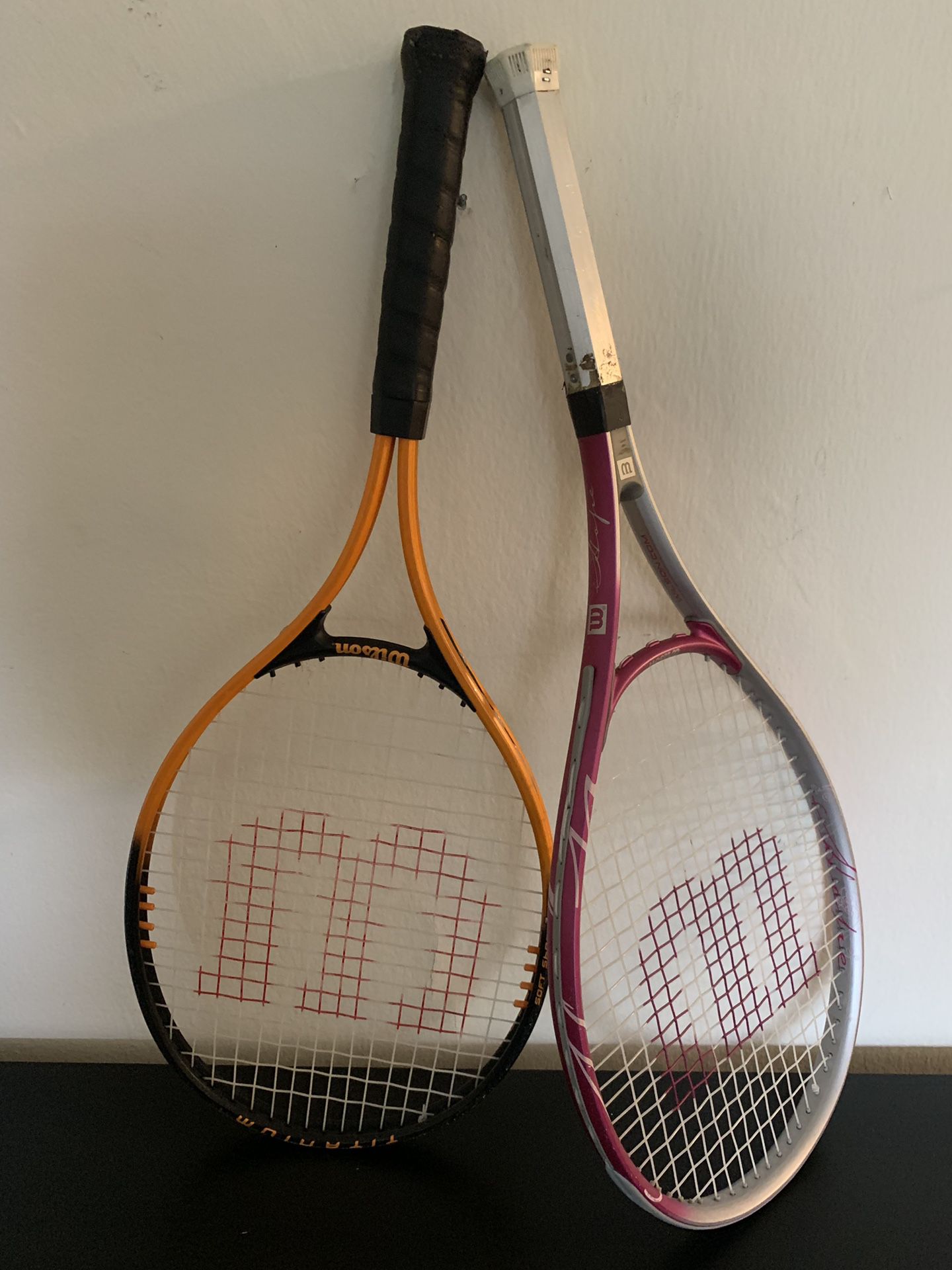 Pair of Wilson Tennis Rackets