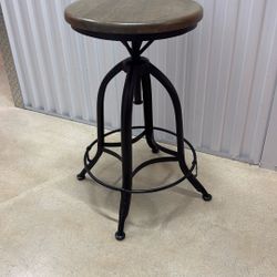 Stools Iron And Wood