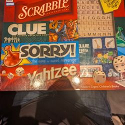  Family Game Night Book & Game Set