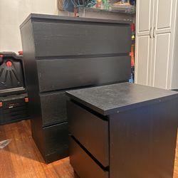 dresser + nightstand 