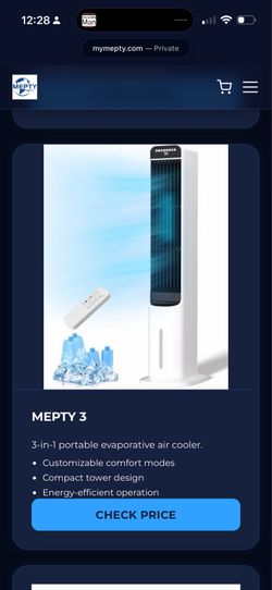 Air cooler: Mepty 3-in-1 air cooler