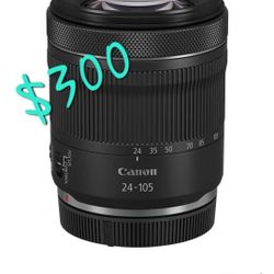  Canon - RF24-105mm F4-7.1 IS STM Standard Zoom Lens for EOS R-Series Cameras - Black