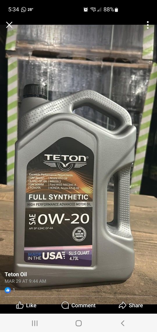 Special Special $50 Only 0w20 Full Synthetic Case 3GAL 5QT High Quality