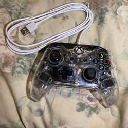 Clear Microsoft XBOX One Afterglow PdP controller 3018GAB