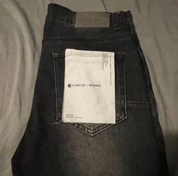Purple jeans