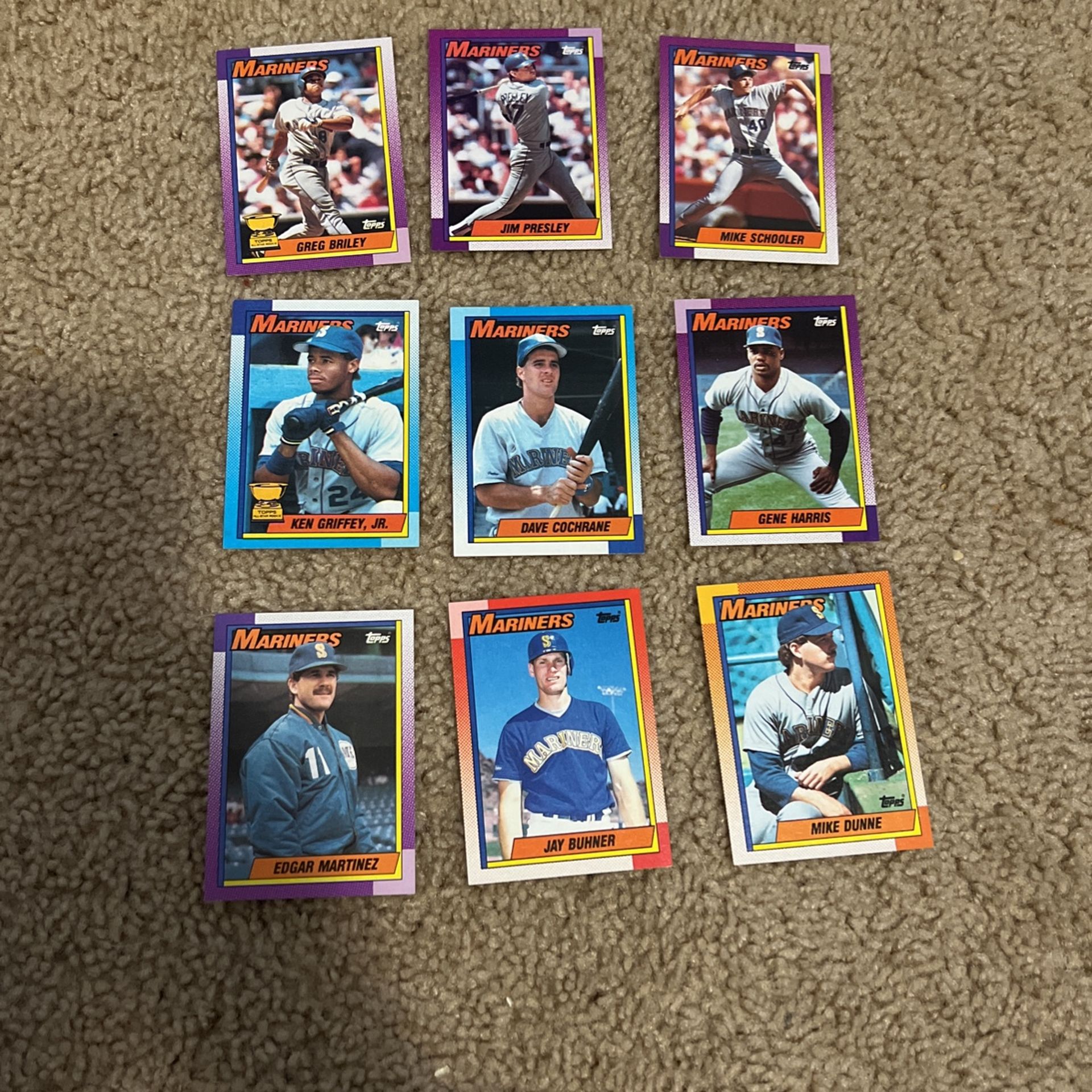 Mariners Baseball Cards