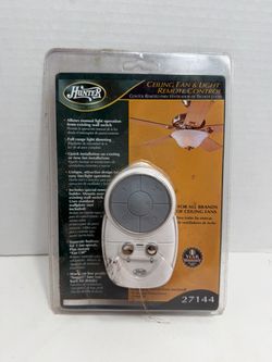 Hunter 3 Speed Ceiling Fan/Light Remote Control Model 27144