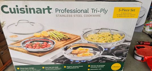 Read description cuisine art professional triply 5P stainless steel set