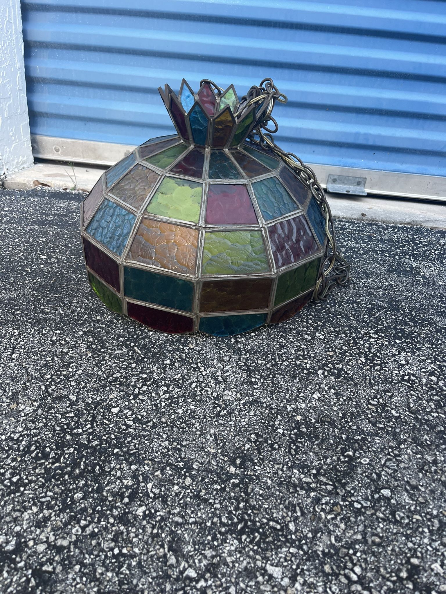 Stain Glass Lamp Great To Hang Over A Pool Table Or In A Room For a relaxed setting