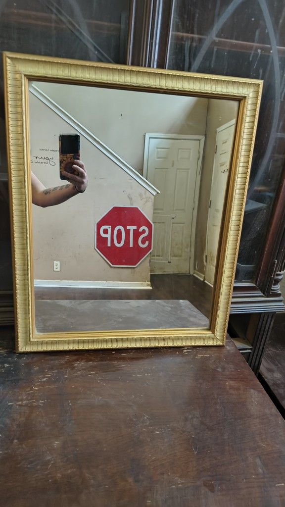Vintage Gold Mirror