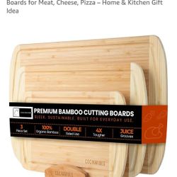 XL Cutting Board Set With Stand