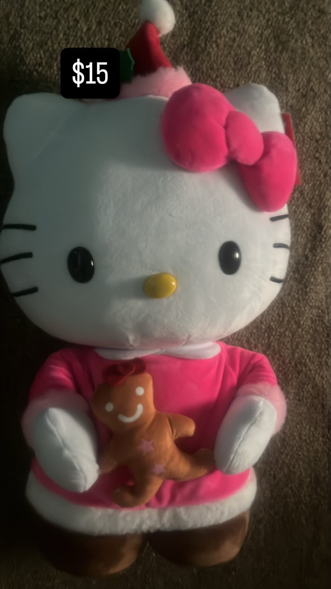 Christmas Hello Kitty Big Plushie 