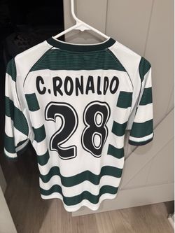Sporting CP C. Ronaldo #28 Soccer Jersey Size Small