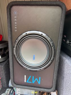 Memphis M7 loaded subwoofer box