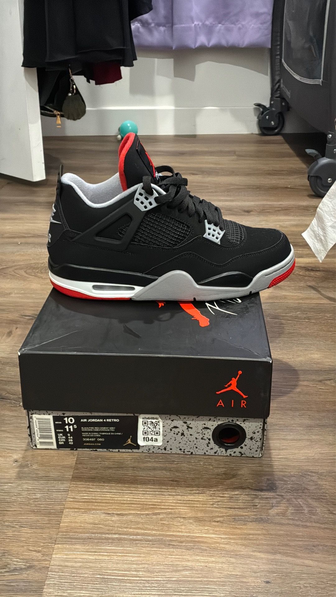 Jordan 4 OG breds