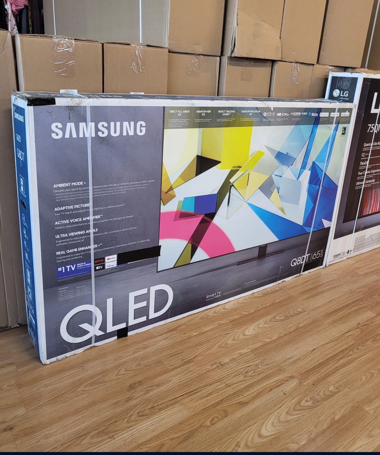 65 Samsung QLED Q80T 4K Smart TV