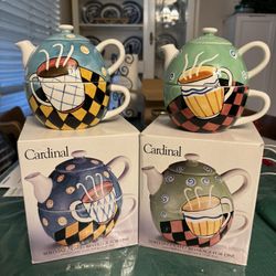 2 New Coffee pots with mugs”$30.each & Other Things”