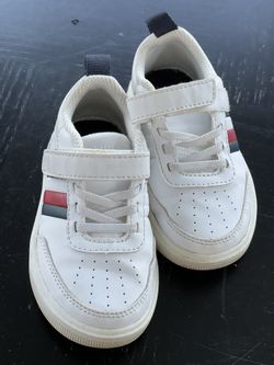 TOMMY HILFIGER KIDS' WHITE SNEAKER