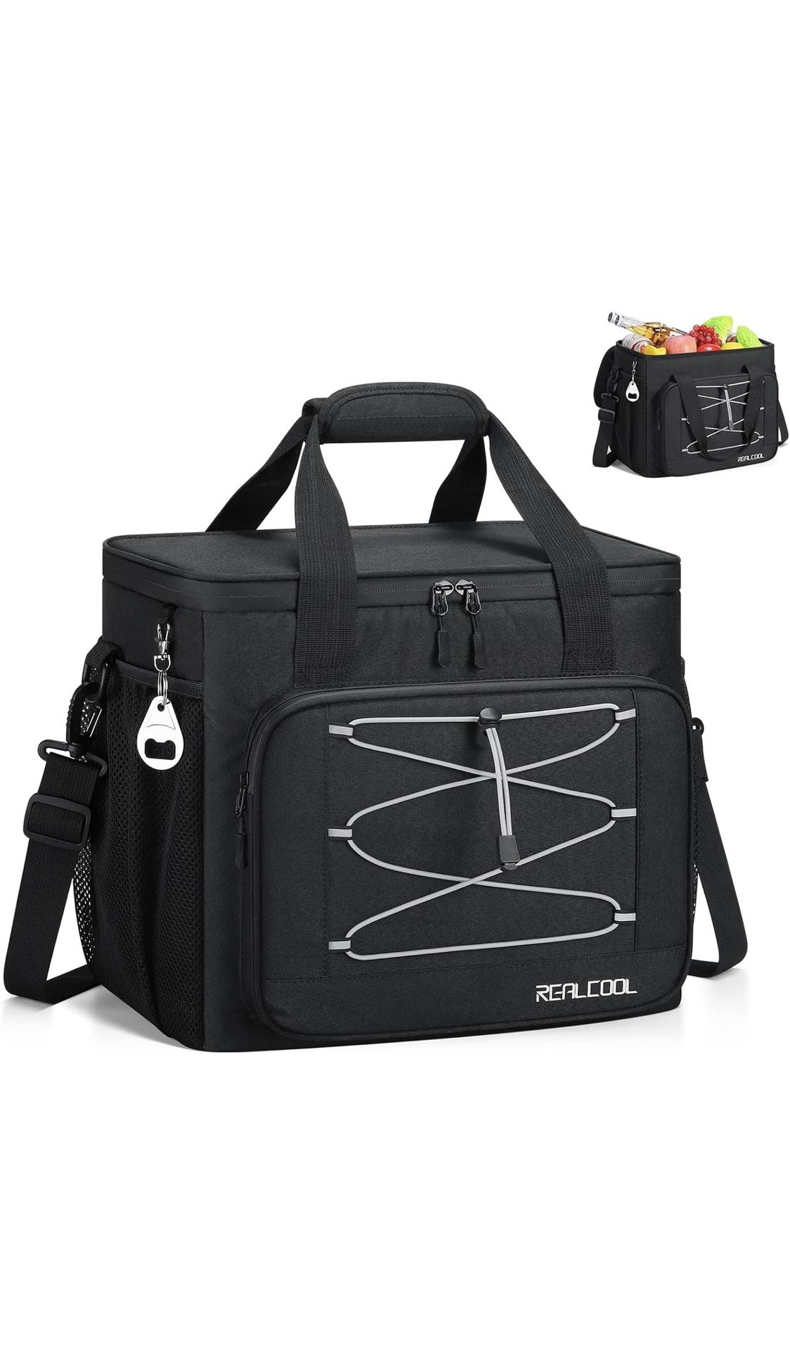 Soft Cooler Bag, Collapsible Cooler Insulated Leak Proof NEW