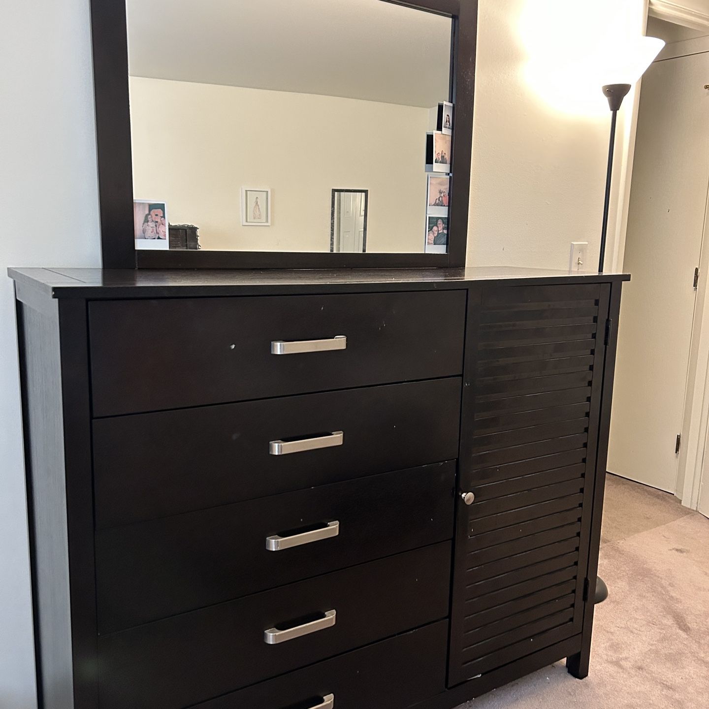 Dresser With Mirror - Great Condition, Lots Of Storage