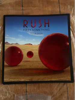 Rush 50 Something Tour Book Kia Forum