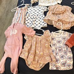 Baby Girl Clothes 0-3 Months/3-6 Months For All