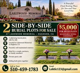 Burial plots private seller