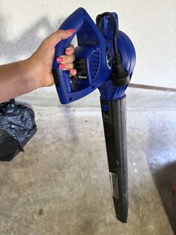 Sun Joe Electric Leaf Blower – Corded – Blue