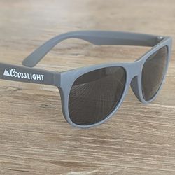 Coors Light Beer Officially Licensed Unisex Grey Sunglasses