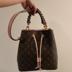 Auth Louis Vuitton Neo Noe Rose Poudre