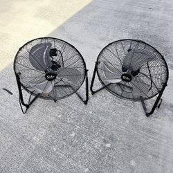 Siavonce 18-inch fan 120 -Volt High Velocity Indoor Black Floor