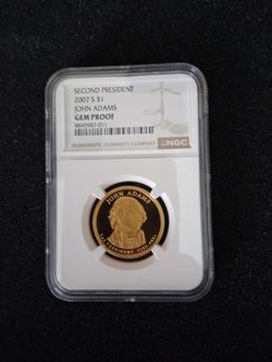 2007 Gem Proof Presidential Dollar