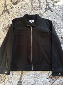 Mode One Black Zip-Up Jacket